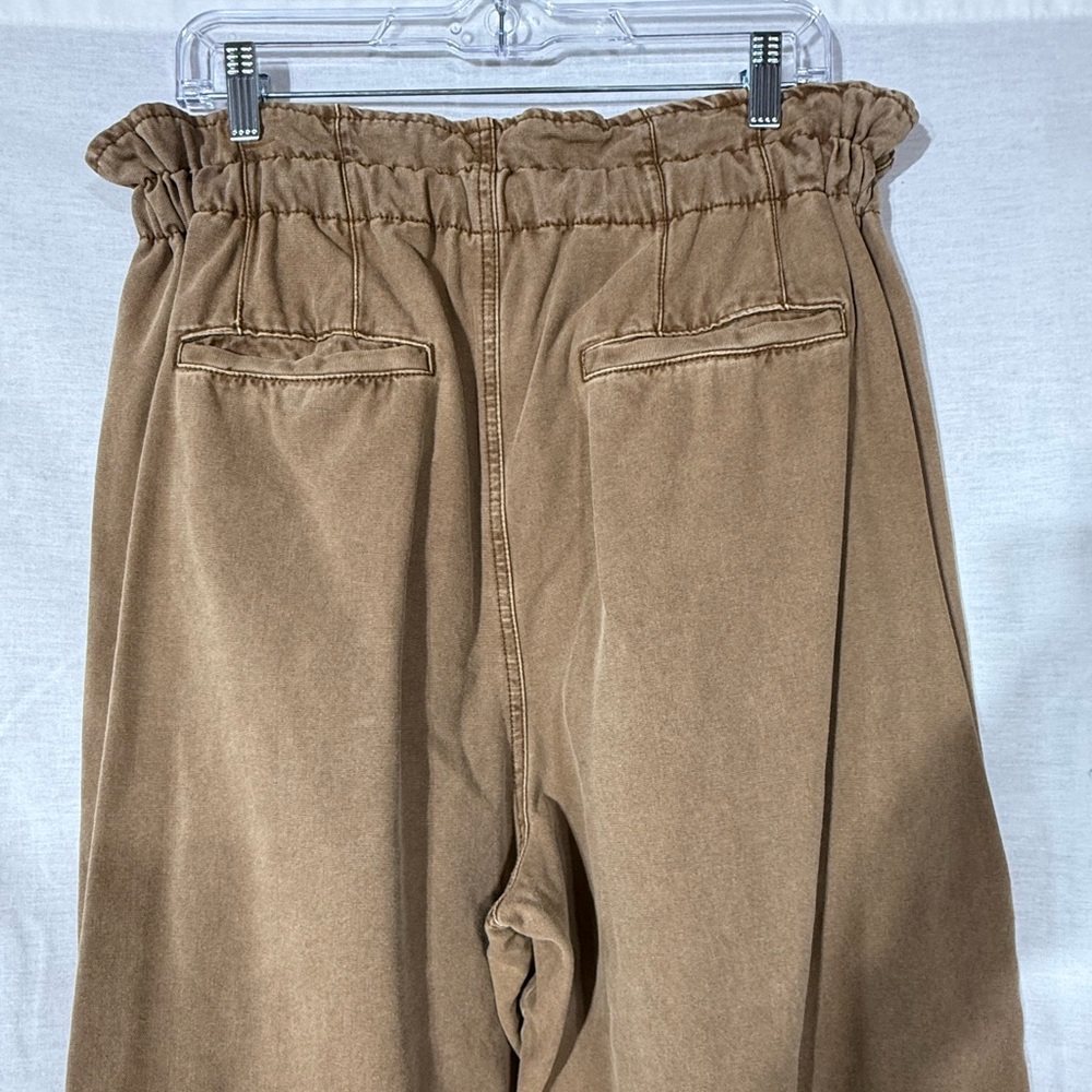 Free People Brown Paperbag Waist Jogger Pants - Picture 6 of 14